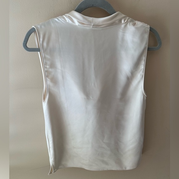 Zara Cowl Neck gold beige fluid neck size XS - Picture 5 of 5